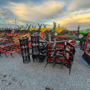 Kökten marka 64 diş çeltik tipi pistonlu katlamalı çift merdaneli tırmık